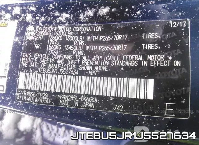 JTEBU5JR1J5527634 фото 9