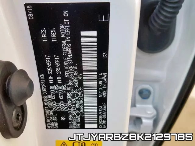 JTJYARBZ8K2129785 фото 2