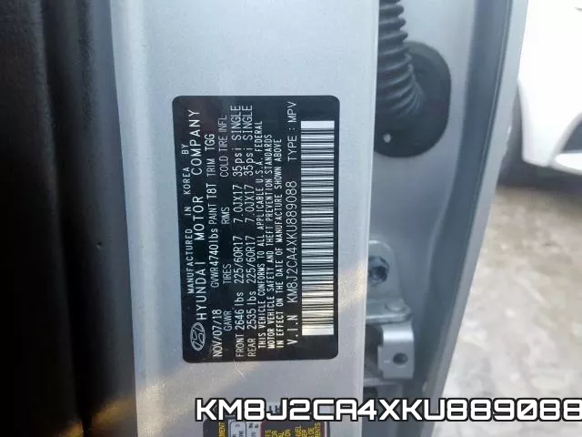 KM8J2CA4XKU889088 фото 2