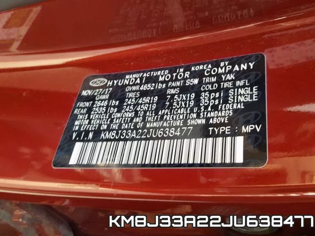 KM8J33A22JU638477 фото 2