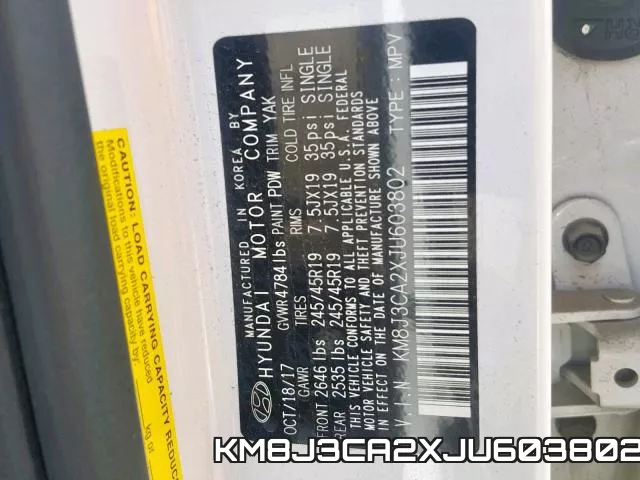 KM8J3CA2XJU603802 фото 2