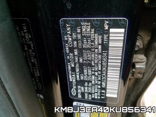 KM8J3CA40KU856341 фото 2