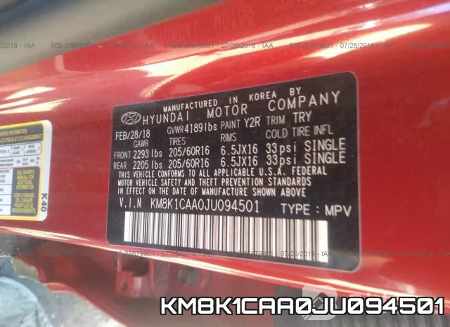 KM8K1CAA0JU094501 фото 10