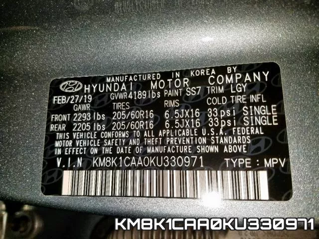 KM8K1CAA0KU330971 фото 2