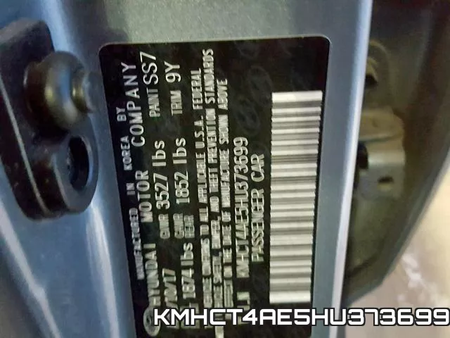 KMHCT4AE5HU373699 фото 2