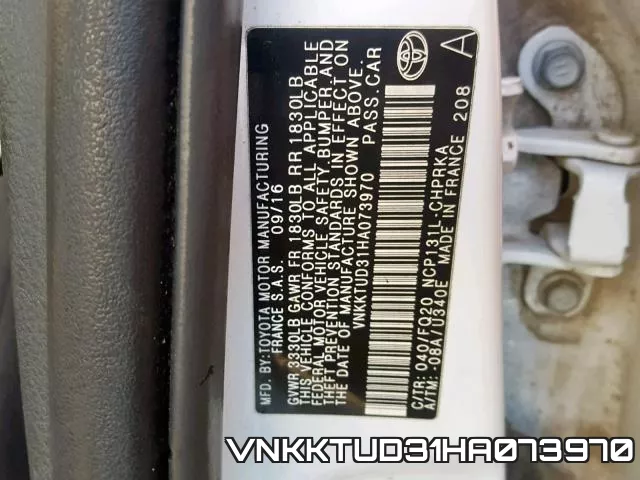 VNKKTUD31HA073970 фото 2