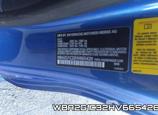 WBA2G1C32HV665428 фото 10