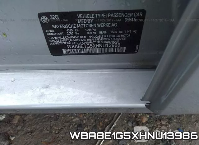 WBA8E1G5XHNU13986 фото 10