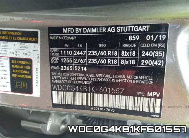 WDC0G4KB1KF601557 фото 10
