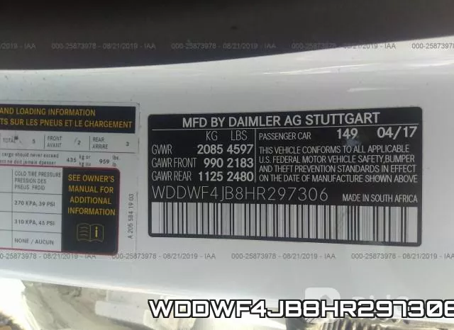 WDDWF4JB8HR297306 фото 10