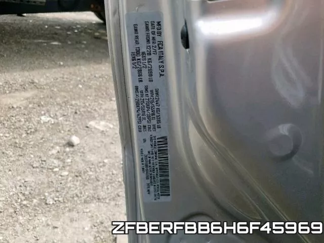 ZFBERFBB6H6F45969 фото 2