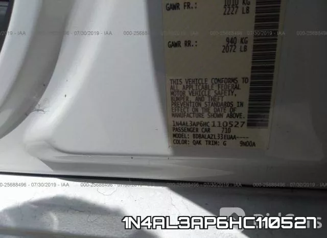 1N4AL3AP6HC110527 фото 10