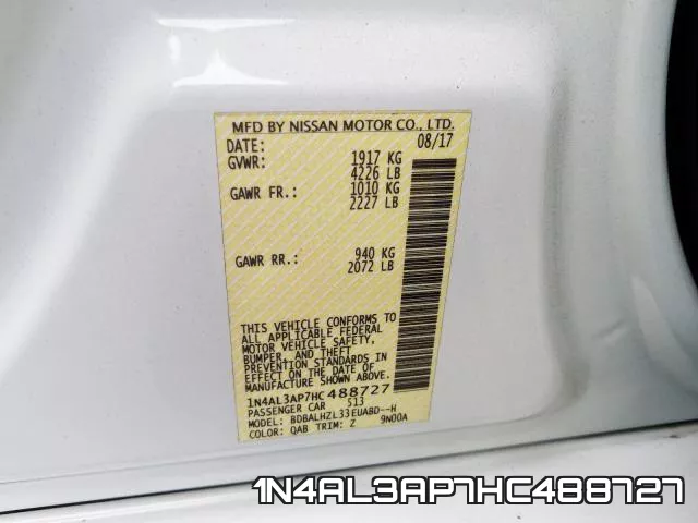 1N4AL3AP7HC488727 фото 2