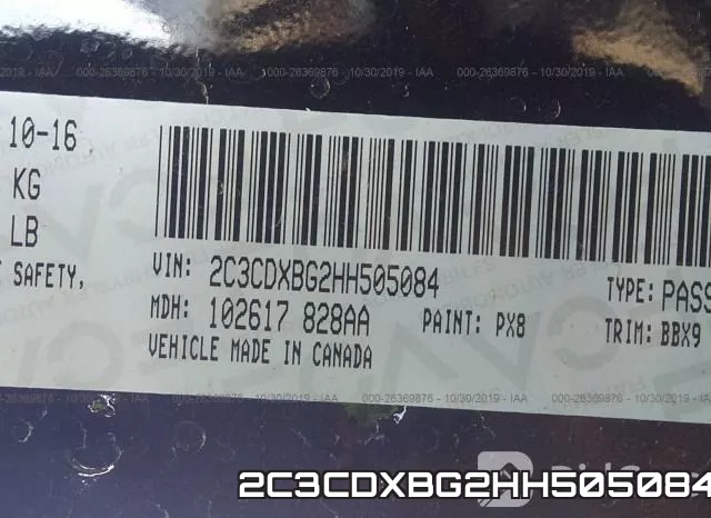 2C3CDXBG2HH505084 фото 10