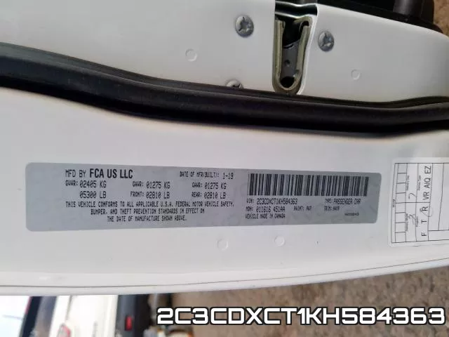 2C3CDXCT1KH584363 фото 2