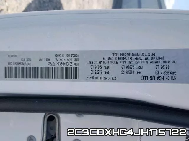 2C3CDXHG4JH175722 фото 2