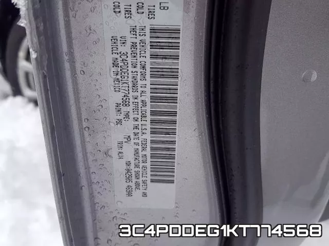 3C4PDDEG1KT774568 фото 2