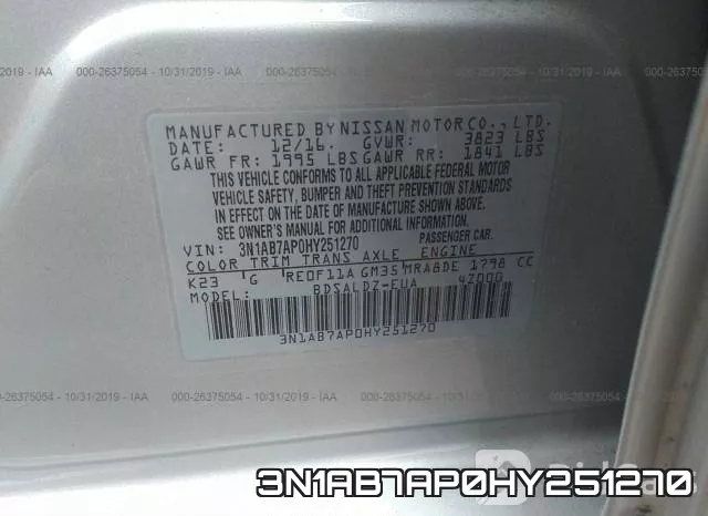 3N1AB7AP0HY251270 фото 10