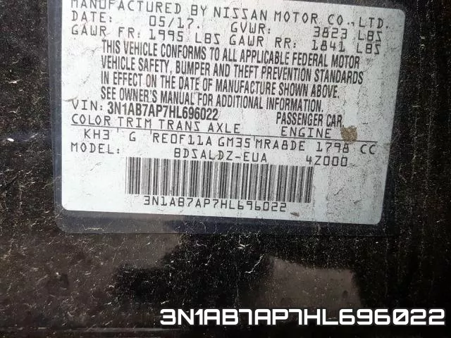 3N1AB7AP7HL696022 фото 2