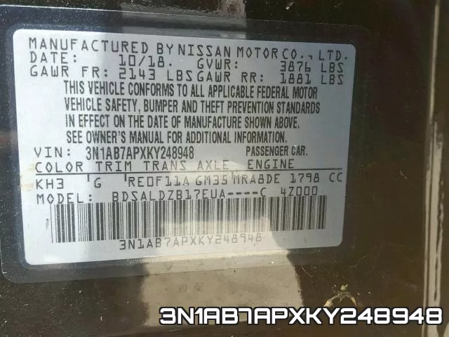 3N1AB7APXKY248948 фото 2