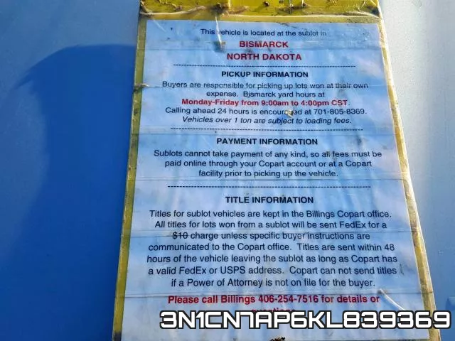 3N1CN7AP6KL839369 фото 10