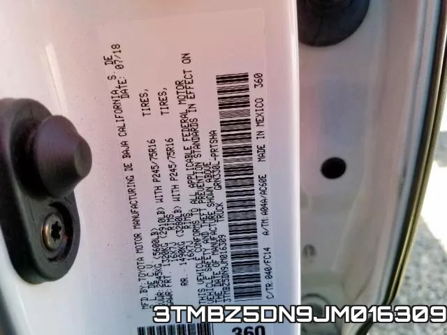 3TMBZ5DN9JM016309 фото 2