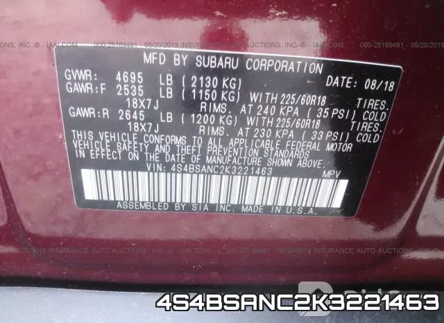 4S4BSANC2K3221463 фото 9