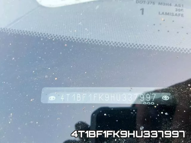 4T1BF1FK9HU337997 фото 2