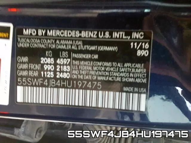 55SWF4JB4HU197475 фото 2