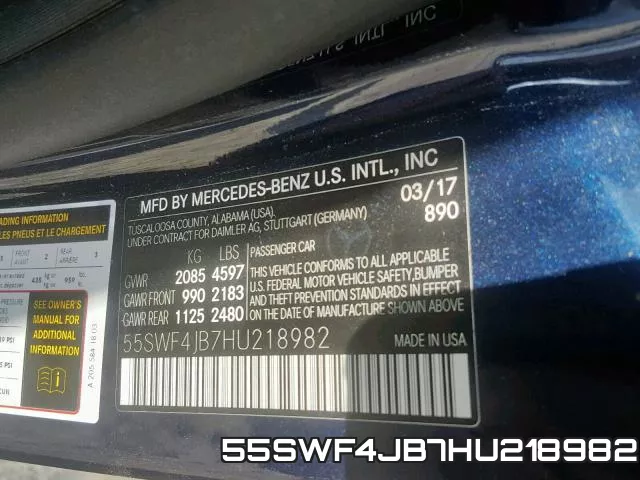 55SWF4JB7HU218982 фото 2
