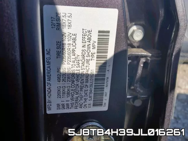 5J8TB4H39JL016261 фото 2