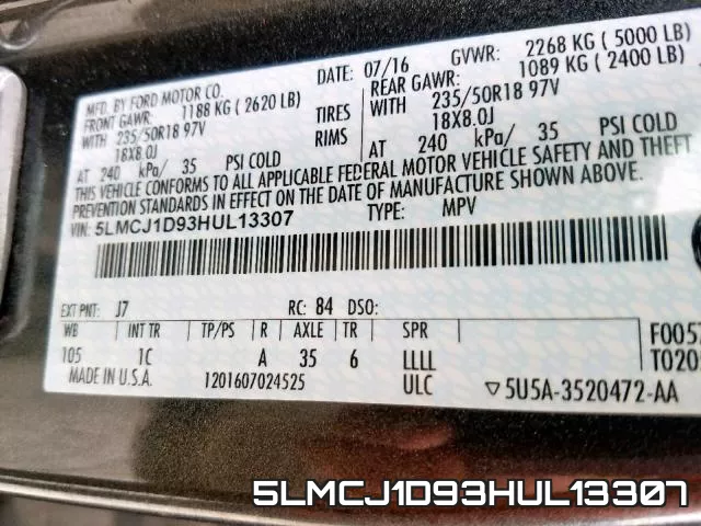 5LMCJ1D93HUL13307 фото 2