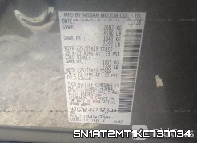 5N1AT2MT1KC737734 фото 9