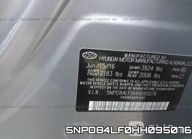 5NPD84LF0HH095076 фото 9