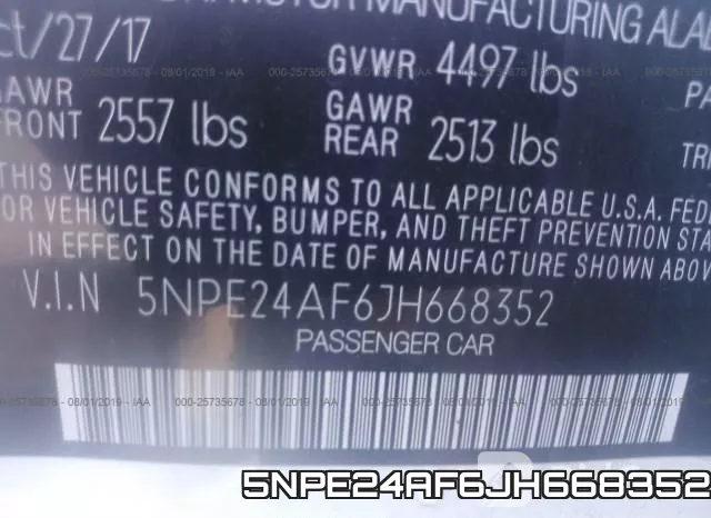 5NPE24AF6JH668352 фото 10