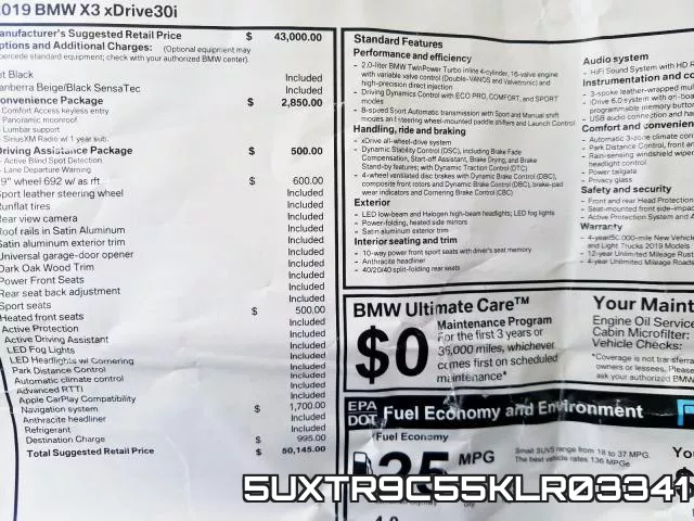 5UXTR9C55KLR03341 фото 10