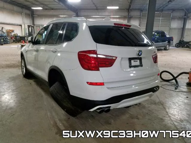 5UXWX9C33H0W77540 фото 4