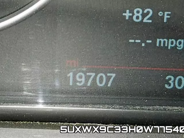 5UXWX9C33H0W77540 фото 9