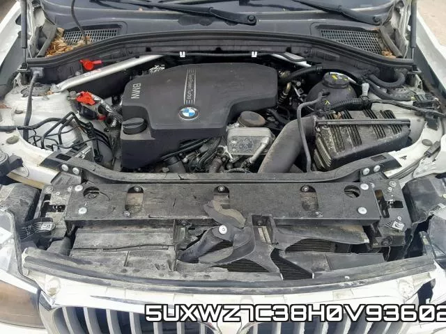 5UXWZ7C38H0V93602 фото 8