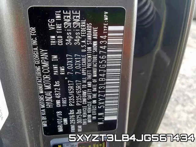 5XYZT3LB4JG567434 фото 2