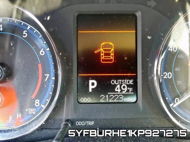 5YFBURHE1KP927275 фото 9
