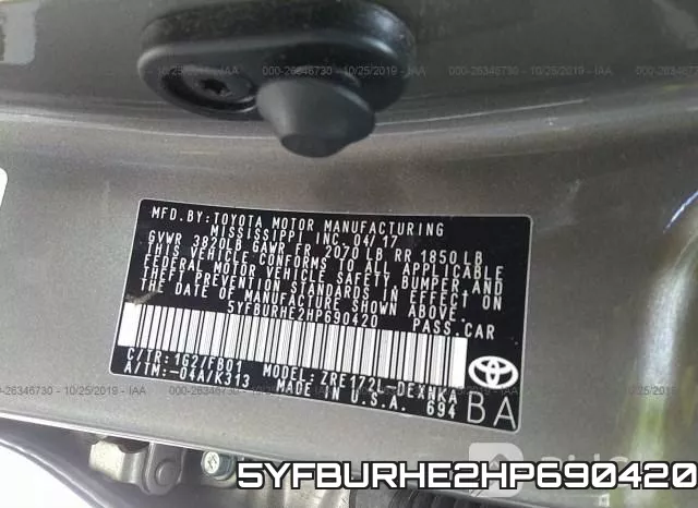 5YFBURHE2HP690420 фото 8