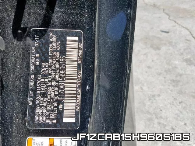 JF1ZCAB15H9605185 фото 2