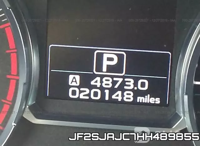 JF2SJAJC7HH489855 фото 7