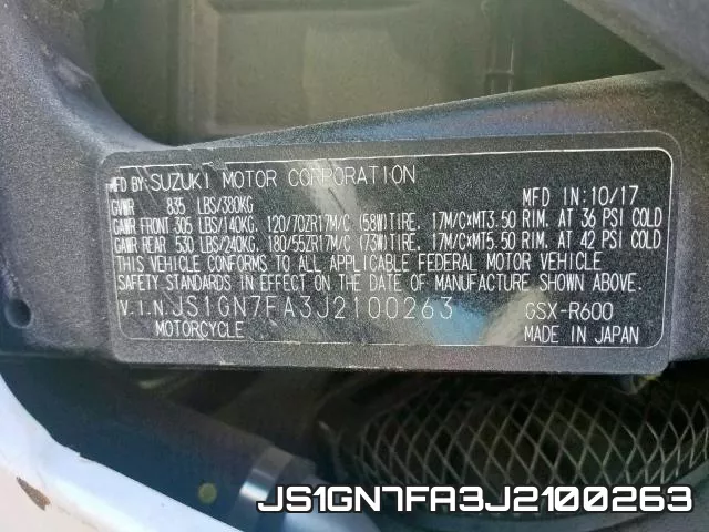 JS1GN7FA3J2100263 фото 2