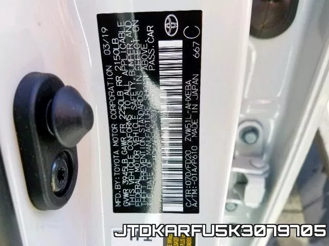 JTDKARFU5K3079705 фото 2