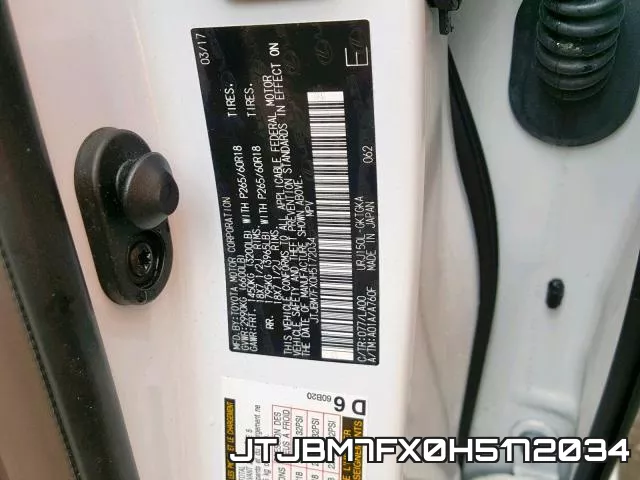 JTJBM7FX0H5172034 фото 2