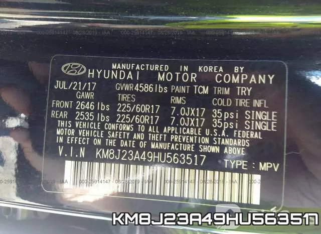 KM8J23A49HU563517 фото 10