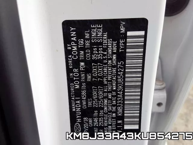 KM8J33A43KU854275 фото 2