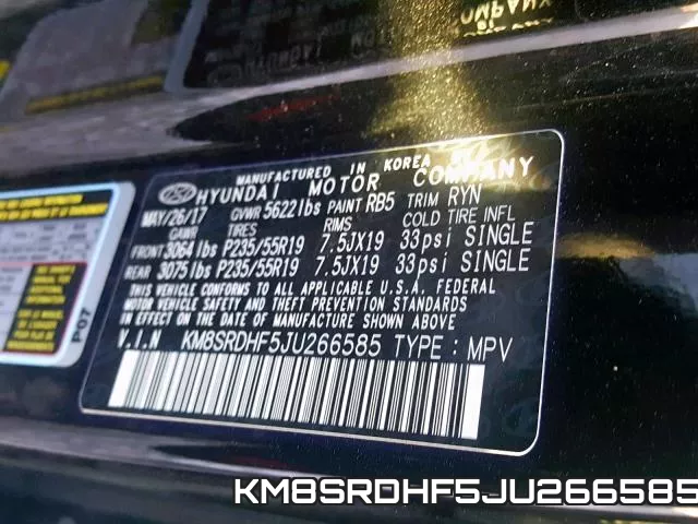 KM8SRDHF5JU266585 фото 2